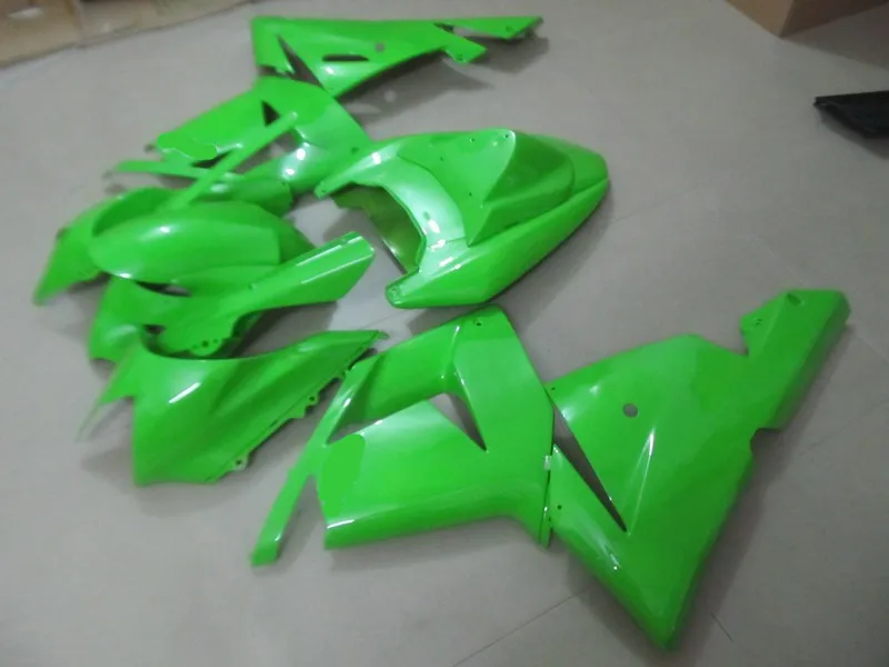 Набор обтекателей мотоцикла для KAWASAKI Ninja ZX10R 04 05 ZX 10R 2004 2005 zx 10r ABS полностью зеленый