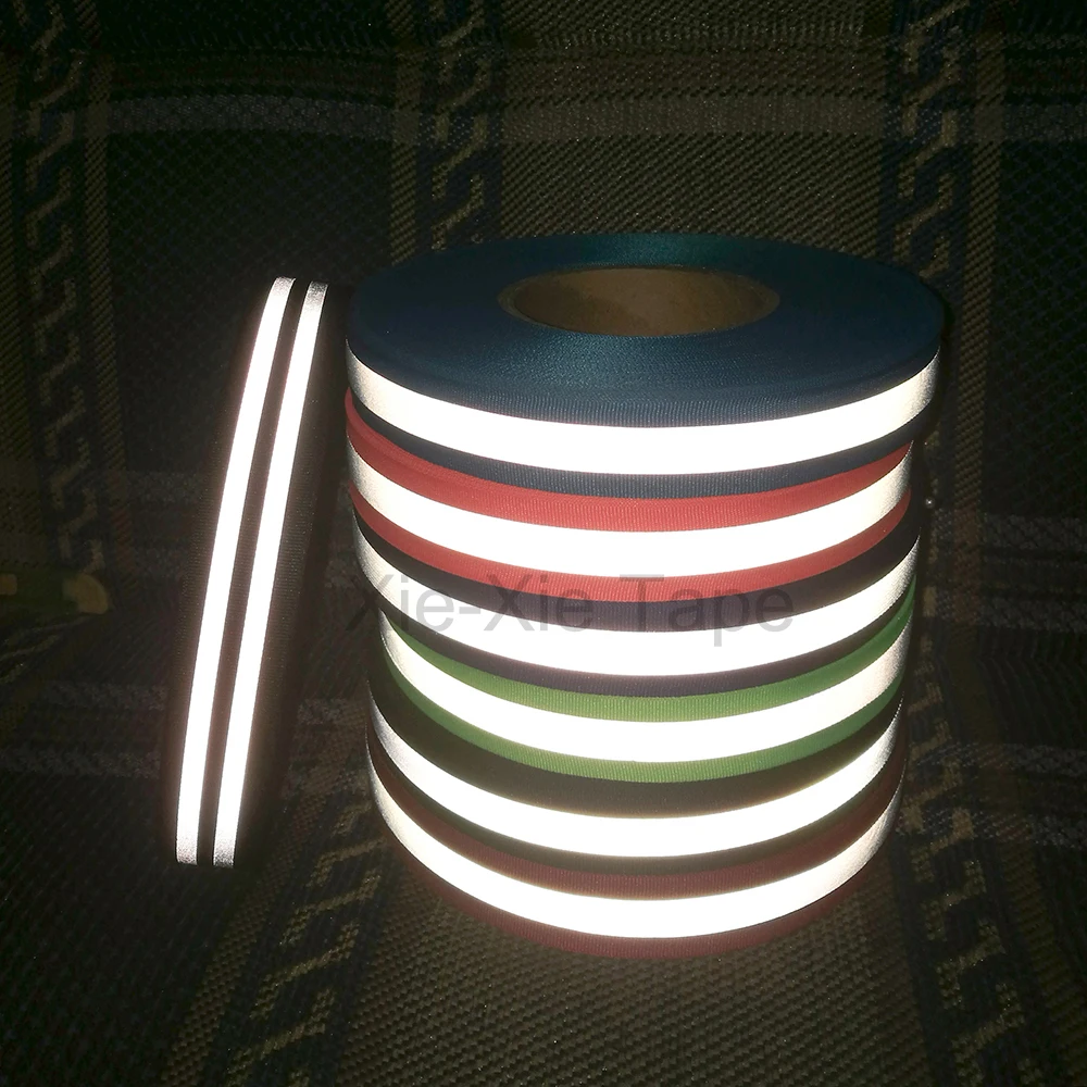 (3 meters/lot) Reflective Fabric Tape Highlight Webbing Ribbon 25mm*12mm(W) Sew On | Дом и сад