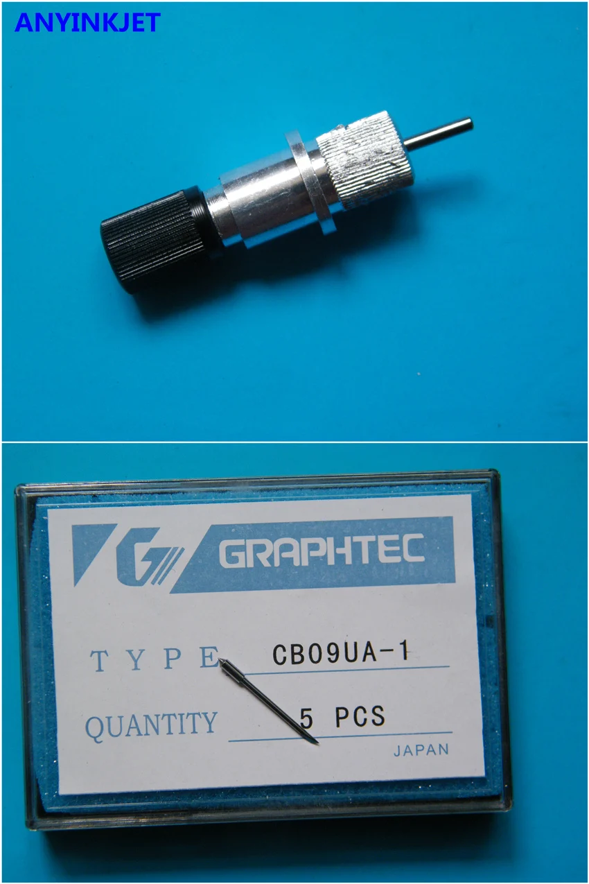 1 шт. держатель лезвия Graphtec CB09 + 5 45 градусов для винилового режущего плоттера