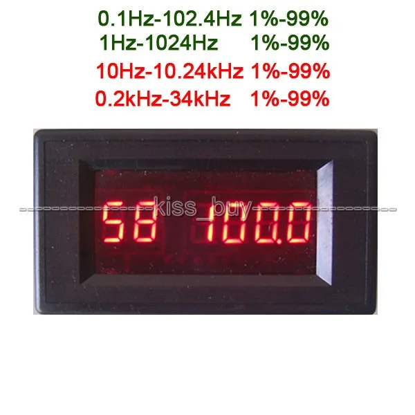 Цифровой светодиодный источник сигнала прямоугольной волны 0 1 Гц 1024 кГц с