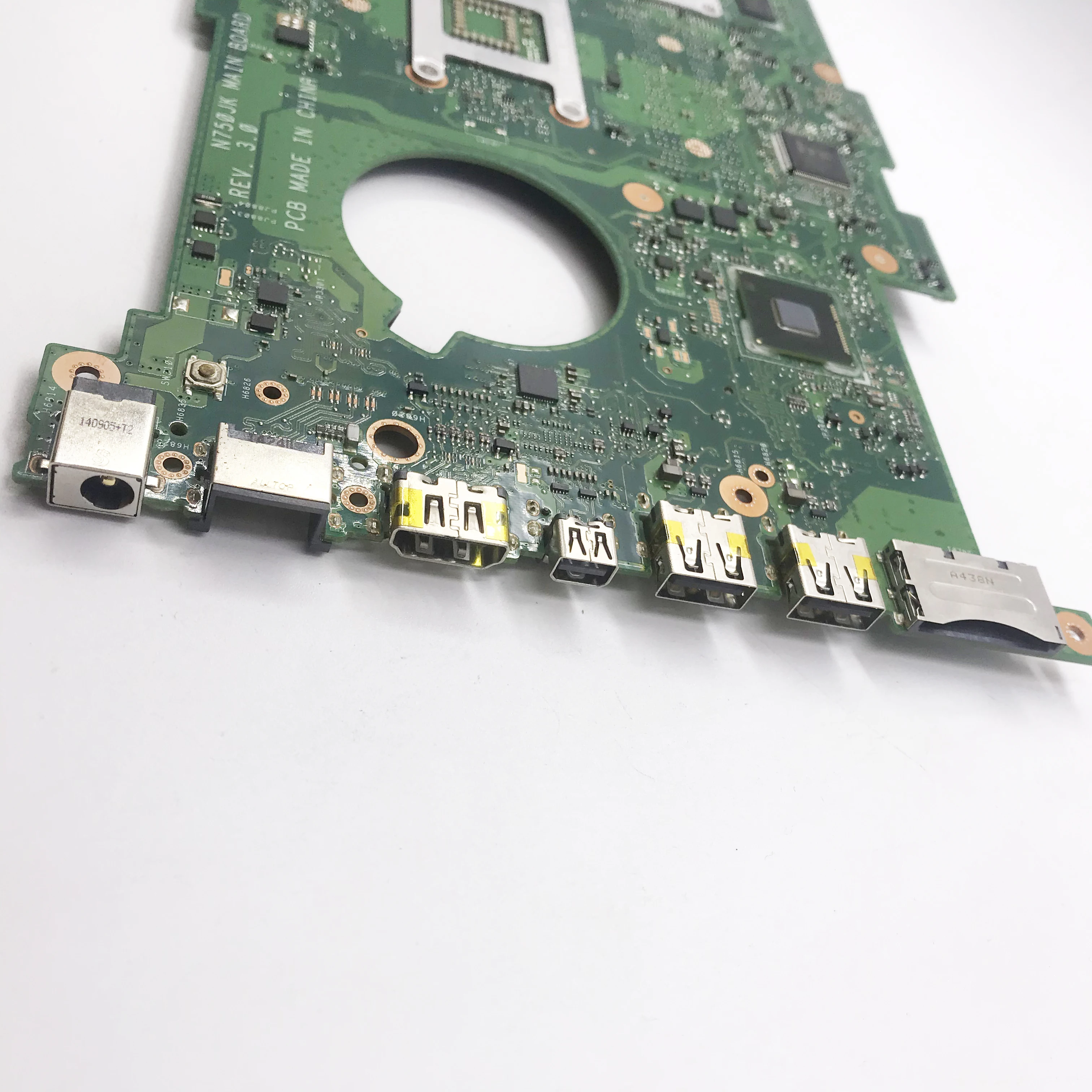 Kefu N750JK материнская плата для ноутбука ASUS N750JV N750JK материнская плата I7-4700HQ процессор GTX850 Материнская плата ноутбука REV2.0/2,1 Тесты