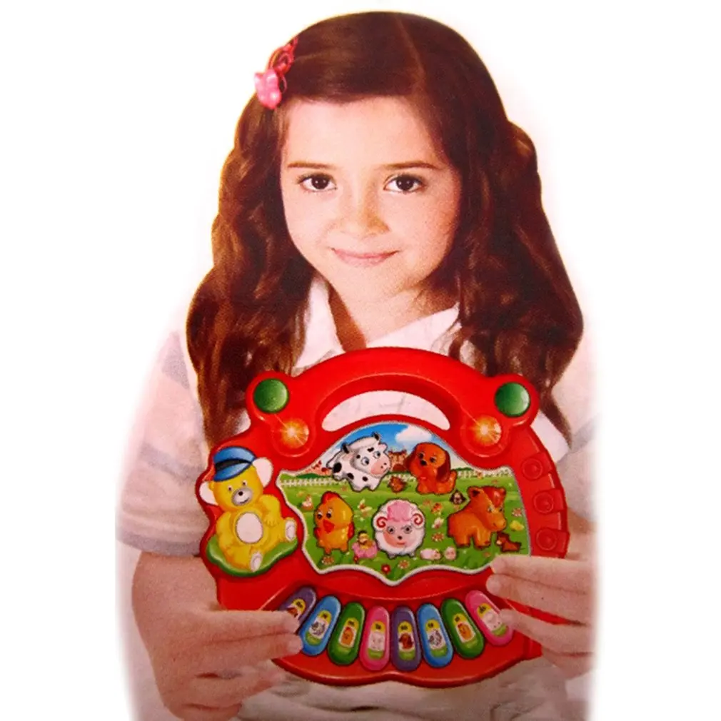 Популярные Музыкальные инструменты игрушки с клавиатурой портативные детские