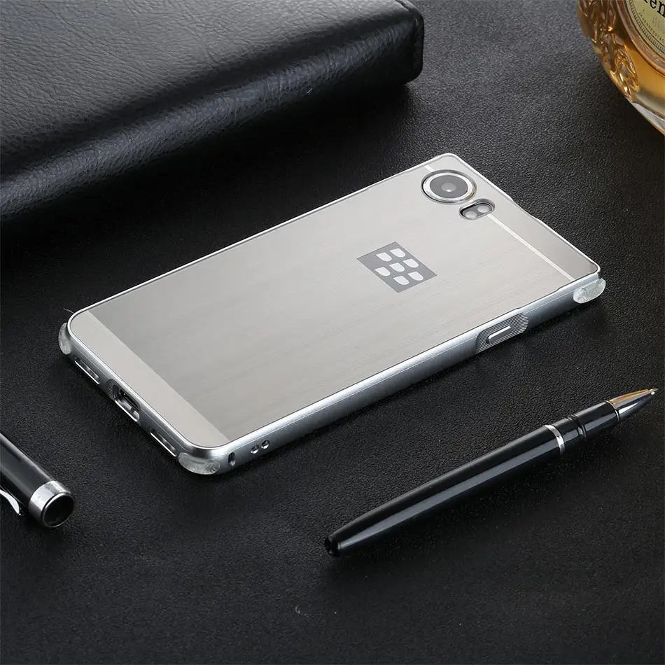 Чехол для телефона Blackberry KEYone, противоударный чехол, жесткая задняя крышка, алюминиевая металлическая рамка для Blackberry KEYone DTEK70