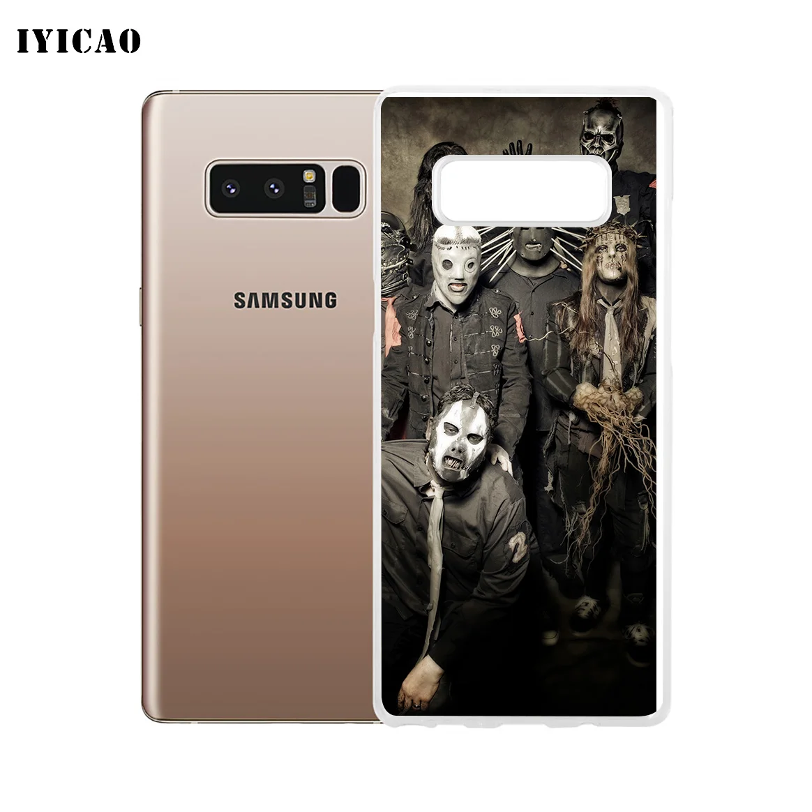 Мягкий силиконовый чехол IYICAO Slipknot Unsainted для Samsung A5 A6 Plus A7 A8 A9 J3 J5 J7 Note 8 9