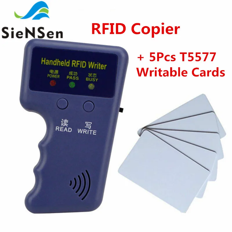 Type3 Siensen Ручной 125 кГц rfid-дубликатор ключ копировальный аппарат идентификатор писателя карты Cloner программист+ T5577 ключевые теги и перезаписываемые карты - Цвет: Type3