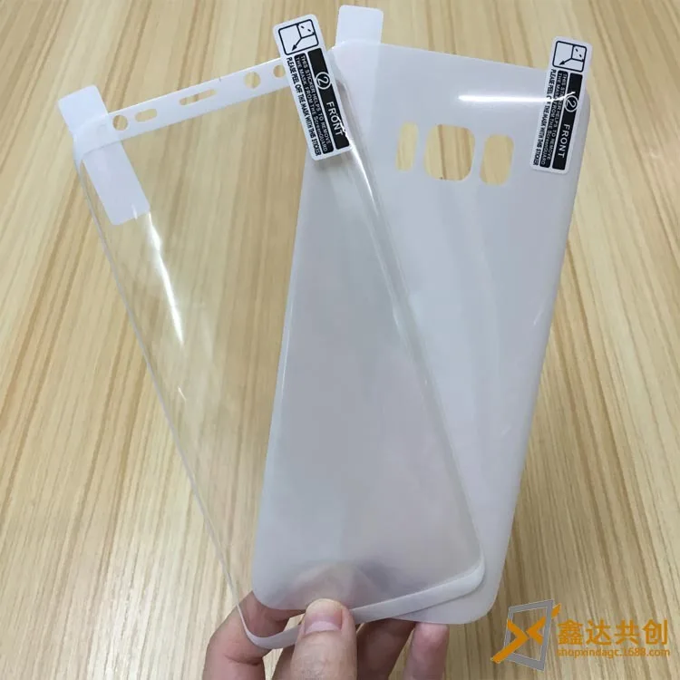 3D изогнутая полностью покрывающая мягкая ПЭТ пленка Передняя + задняя защитная