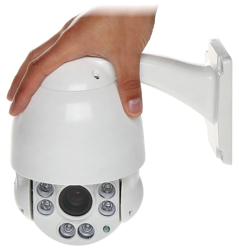 Внешняя мини камера видеонаблюдения 4 мегапиксельная PTZ 10x зум наклон скорость