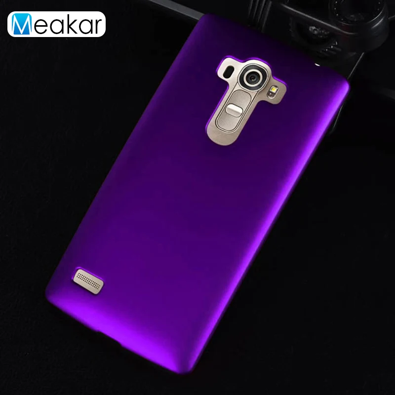 purple Матовая Пластик Coque 5.2For Lg G4 Beat чехол для Lg G4 Beat G4S H736 H735 телефона чехол-лента на заднюю панель - Цвет: purple