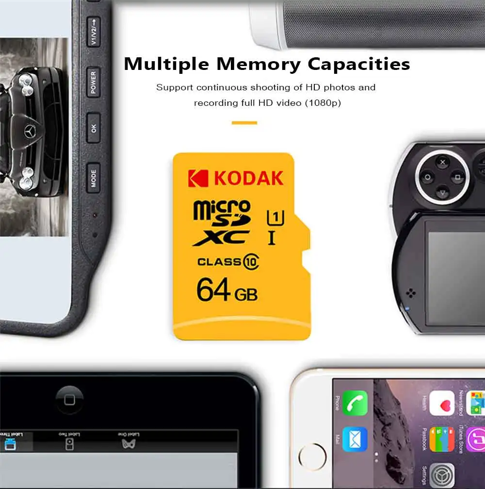 Ezshare беспроводной wifi адаптер Kodak Micro SD карта 16 ГБ 32 ГБ класс 10 microsd wifi Беспроводная TF карта 64 Гб 128 Гб карта памяти