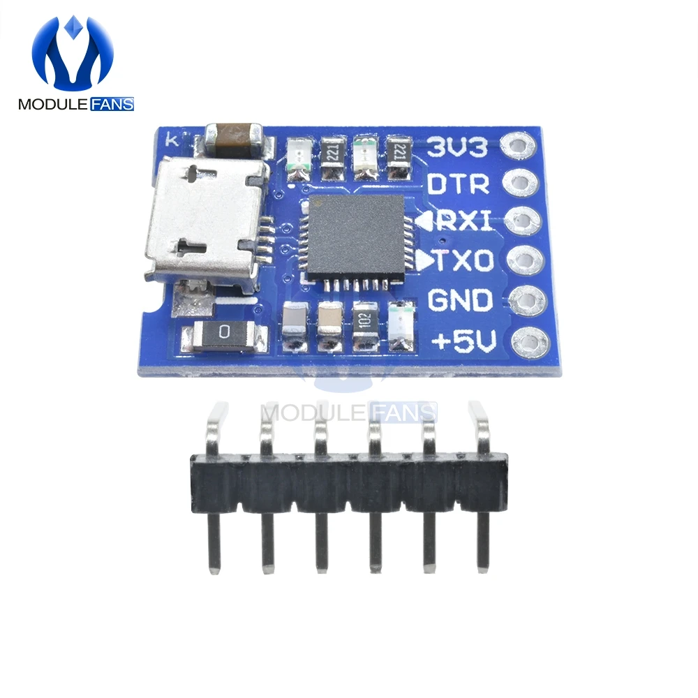Преобразователь CJMCU CP2102 с MICRO USB на UART TTL модуль последовательный преобразователь 6