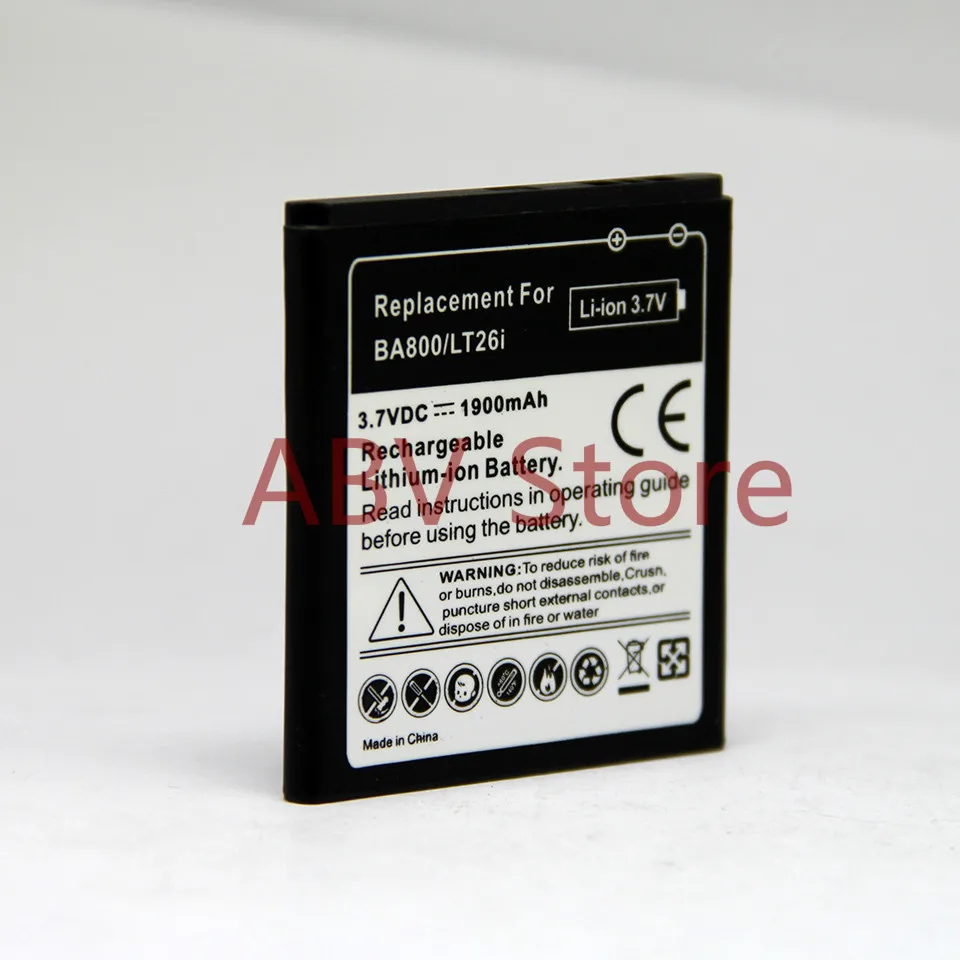 Высококачественная сменная батарея BA800 для sony Ericsson Xperia S Arc HD LT26i LT26 V LT25i