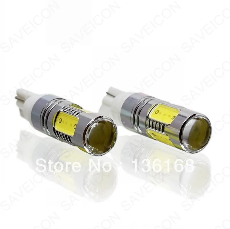 2 x T10 168 192 5 SMD чипы CREE светодиодный излучатель 7 Вт супер яркий фонарь заднего