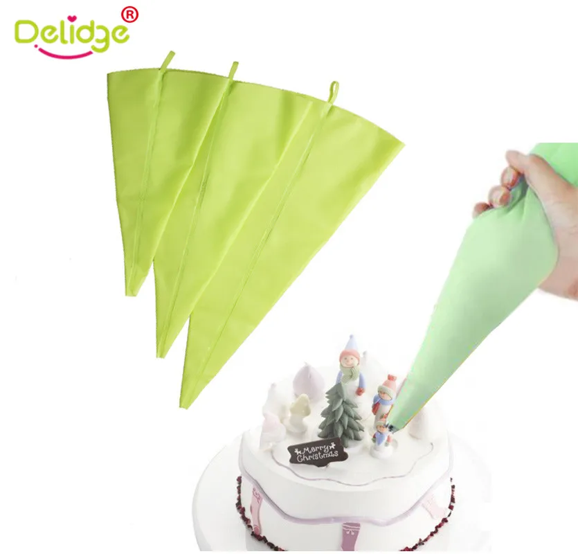 1 шт. зеленая силиконовая сумка для кондитерских изделий многоразовая 3d помадка