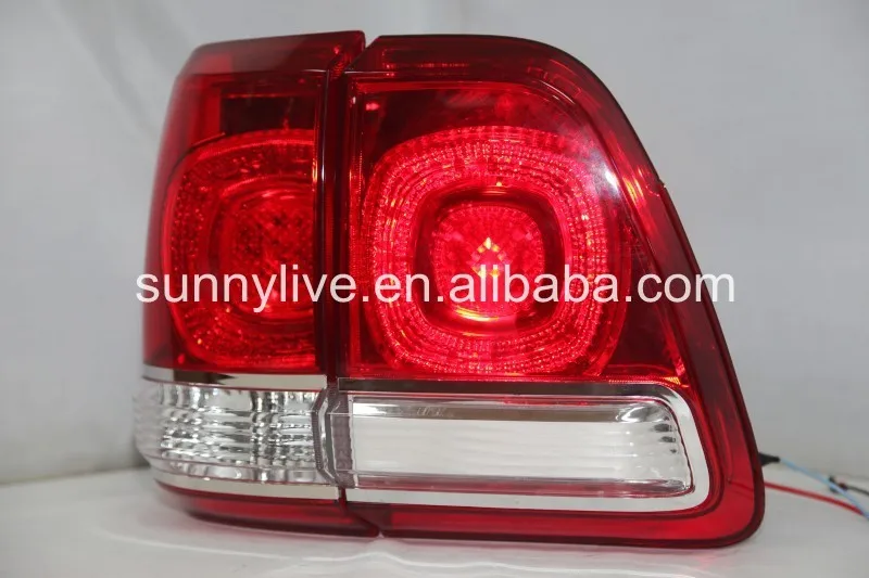 Для Toyota Land Cruiser LC100 4700 FJ100 светодиодный задний фонарь 1998-2007 год красный, белый Цвет LF