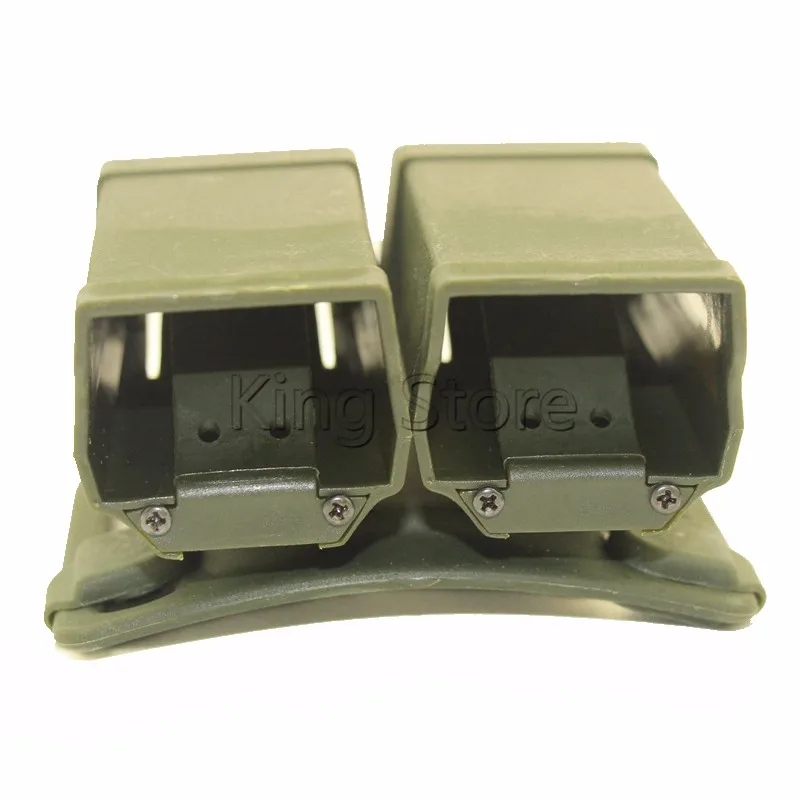 Охота Шестерни Airsoft двойной 2 Журнал ремня чехол подходит 9 мм подсумок CQC Gl19 P226 M9 пистолет чехол с ремешком