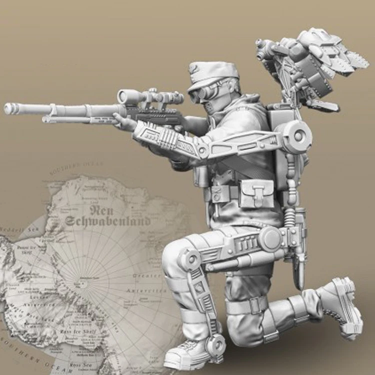 1/35 Снайпер с дроном Recon модель солдата GK из смолы разобранный и Неокрашенный