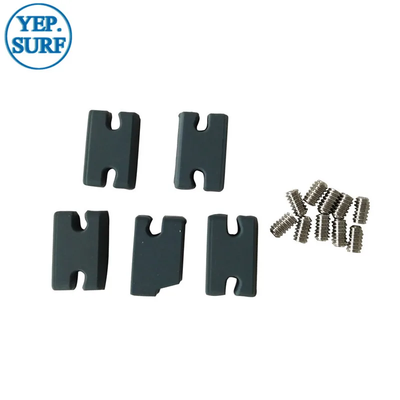 Набор для серфинга FCS II Tab Infill Kit FCSII tab infill 1 в fin box 5 шт. PMS426c Силиконовые вставки