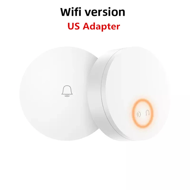 WIFI US plug Xiaomi Mijia Linptech Smart wifi беспроводной дверной звонок самогенерирующий AC 110-240 В интеллектуальное управление памятью работа с приложением mihome - Цвет: WIFI US plug