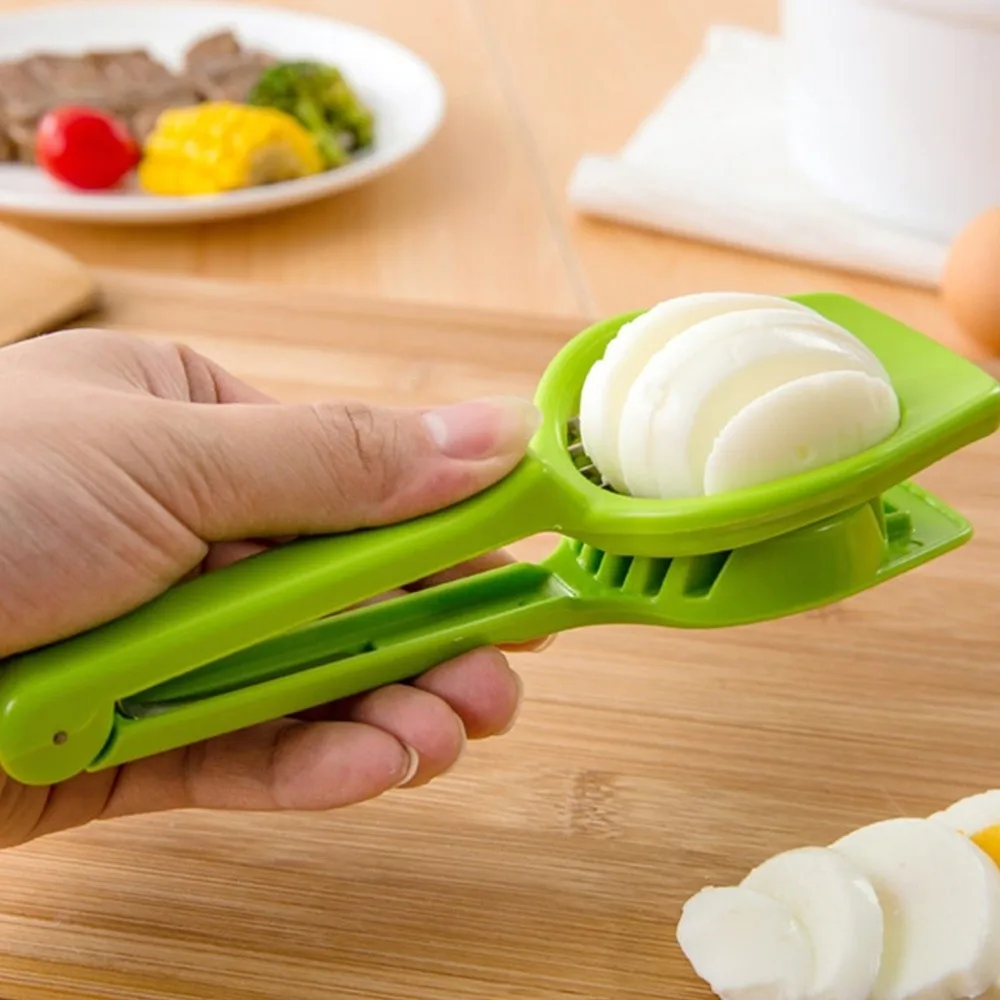 1pc Manual Egg Slicer Long Handle Slice Cutter Soft Fruit Vegetable Cheese Home Kitchen Cooking Tools | Дом и сад