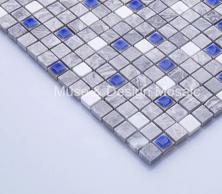 3D увлажняющая морская Синяя Керамическая темно серая деревянная мраморная