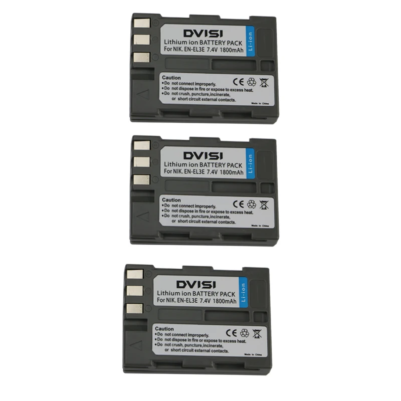7 4 В 1.8Ah EN EL3e ENEL3e аккумуляторная батарея для камеры Nikon D90 D700 D300 D80 D70 D50 D200 D300s D100