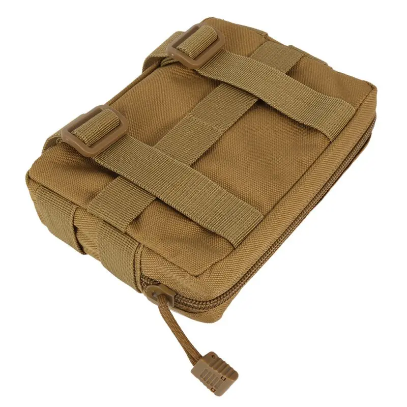 

600D Nylon Airsoft Tactical Military Modular MOLLE Small Utility Pouch EDC Bag Waterproof Mini Bagged Open Gear Tools Pouch Case