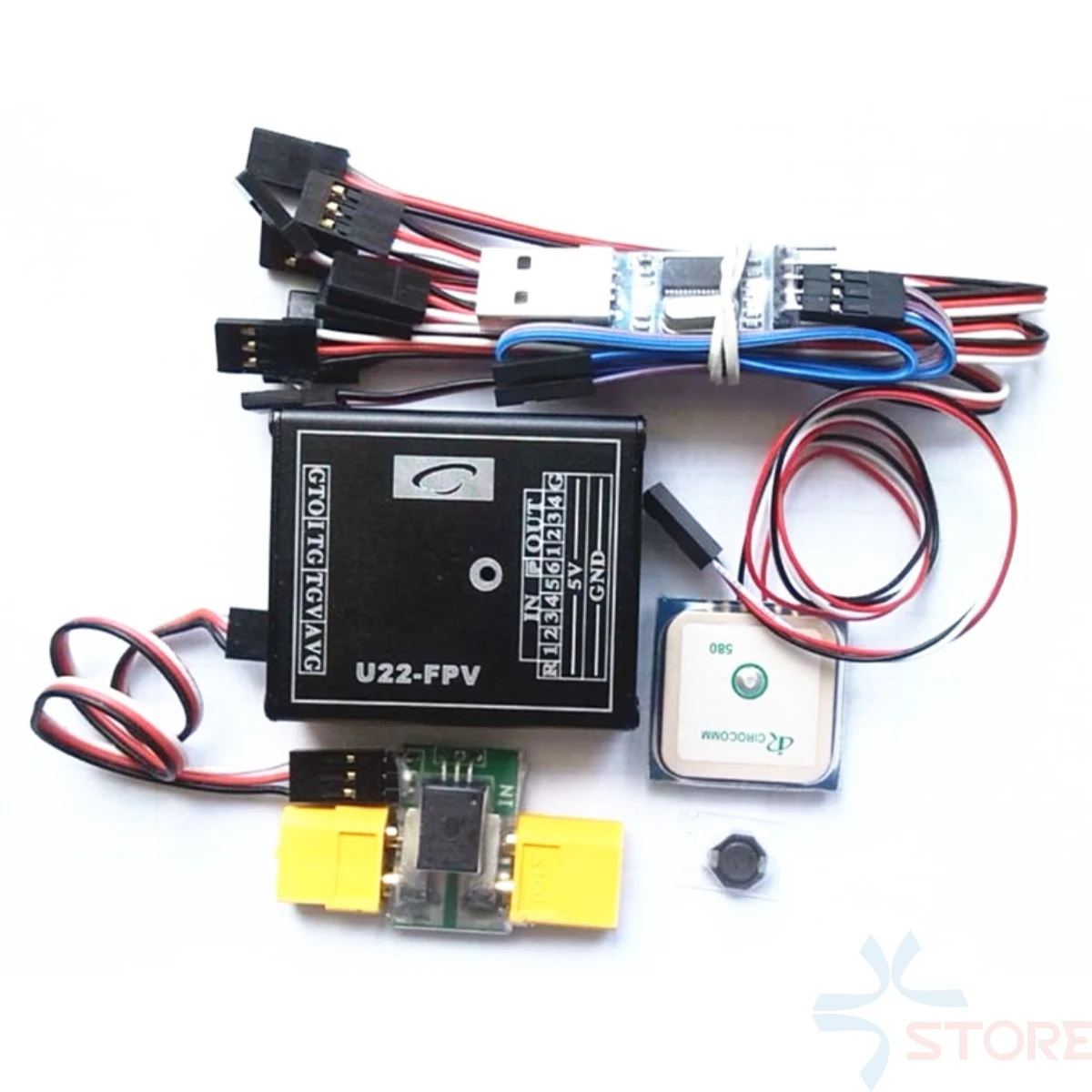 U22 система управления полетом автопилот материнская плата + GPS измеритель тока USB