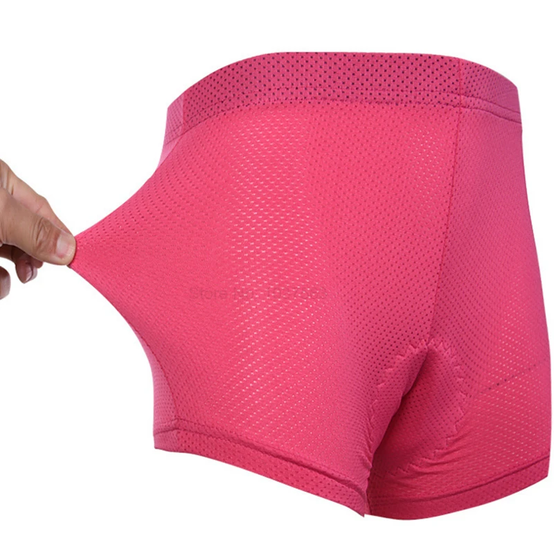 Women Bicycle Underpants MTB Road Cycling Shorts 3D Gel Pad Bike Outdoor Sports Fitness Yoga Running Girls Pink Short Pants |