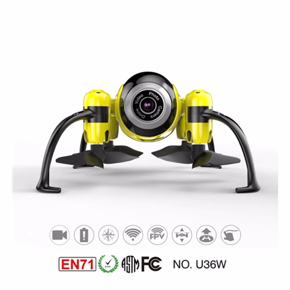 UDI U36W Квадрокоптер 2 4 ГГц WIFI и FPV мини Дрон с камерой Безголовый режим удержание