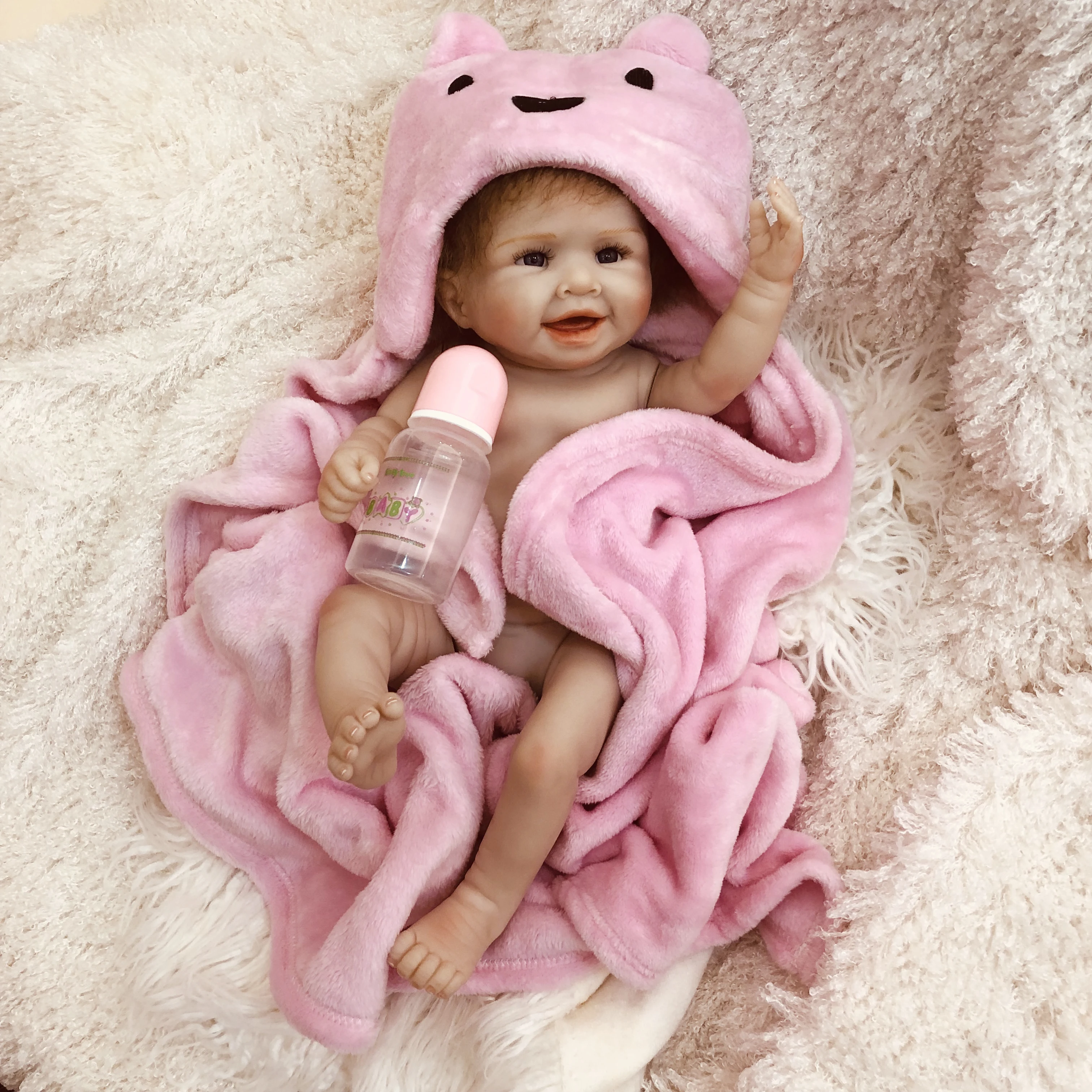Otarddolls, Новое поступление, 20 дюймов, полностью Силиконовое тело, Reborn Baby Doll, ванна, Bonecas, игрушка, милая, Реалистичная, игрушка для девочек, подарок на день рождения