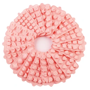 Силиконовая форма для шоколада, антипригарная, мультяшная 3D форма, форма для льда, формы для выпечки, инструменты для выпечки, кухонные гаджеты, формы для конфет, розовый