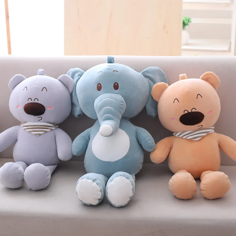 50/65 см модные мягкие игрушки животные длинные ноги Слон/медведь кукла детские для