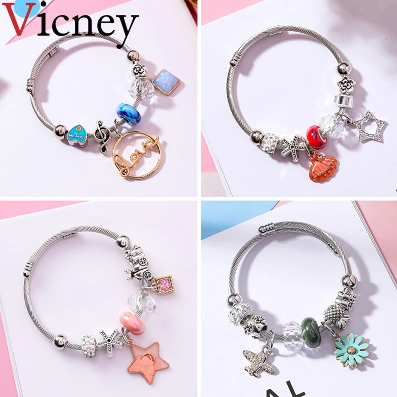 Vicney 2018 Новый Ретро Национальный стиль DIY женский браслет горный хрусталь