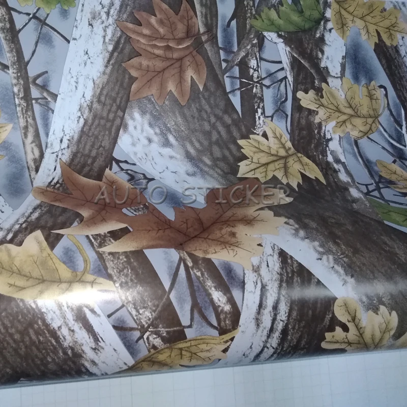 Камуфляжная виниловая пленка Realtree 10/20/30/40/50*152 см камуфляжная с листьями