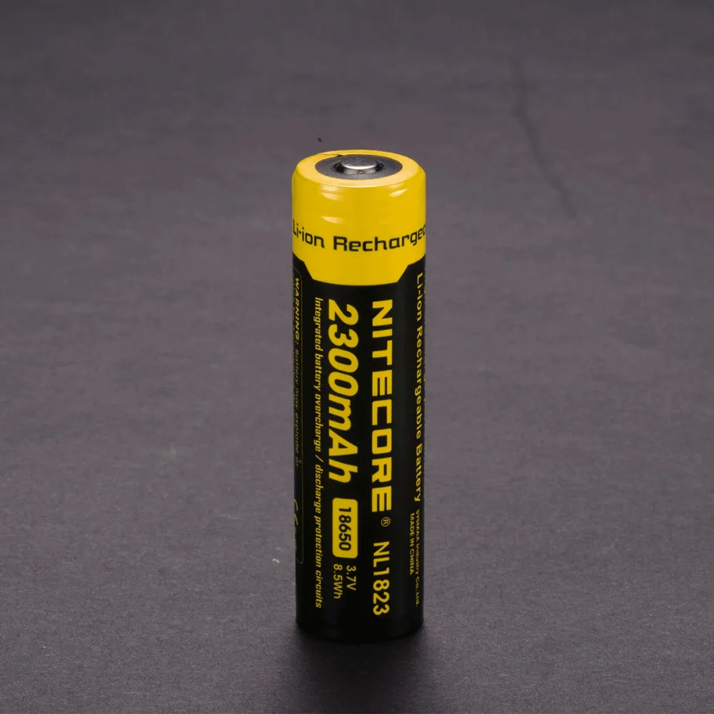100% оригинал NITECORE NL1823 3 7 V литий ионная защита батарейный блок для фонарей 18650