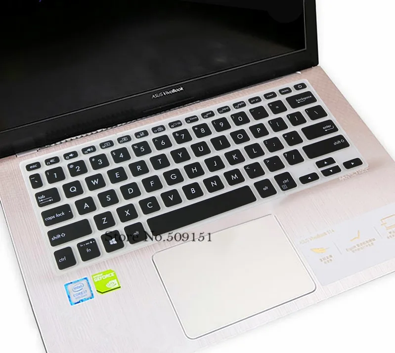 Силиконовый чехол для клавиатуры ноутбука защитные наклейки Asus S4300 S4300U S4300UN ASUS