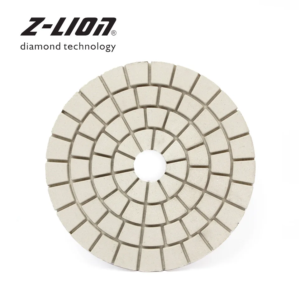 4 Inch White Buff Diamond Pads Polishing Disc Premium Quality Buffing Wheel For Granite Stone Tool | Инструменты