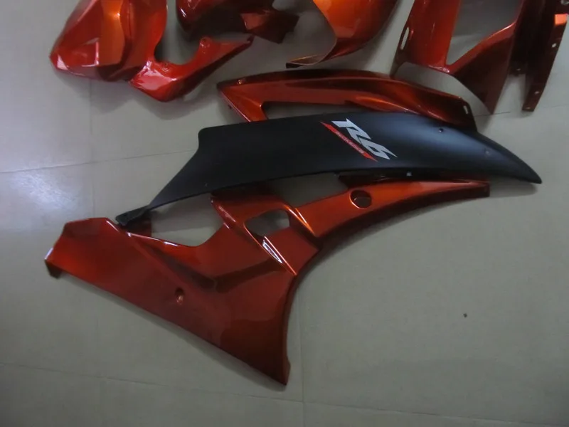 Инжекционный набор обтекателей для YZFR6 06 07 YZF R6 2006 2007 YZF600 ABS новый красный черный
