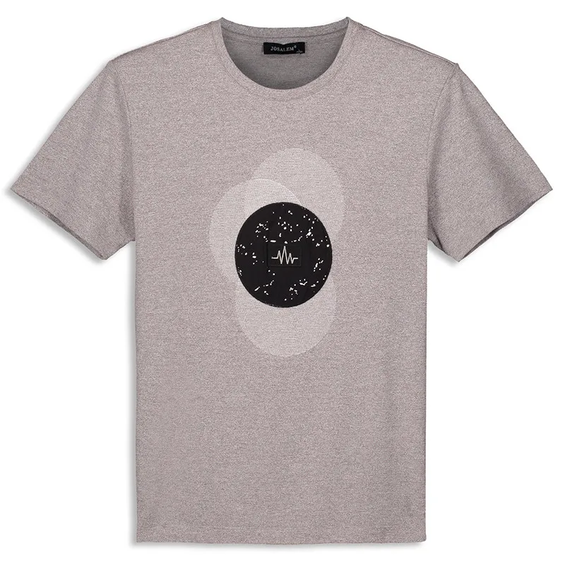 JOSALEm футболка для Для мужчин Модный Топ Футболка с круглым вырезом летние шорты