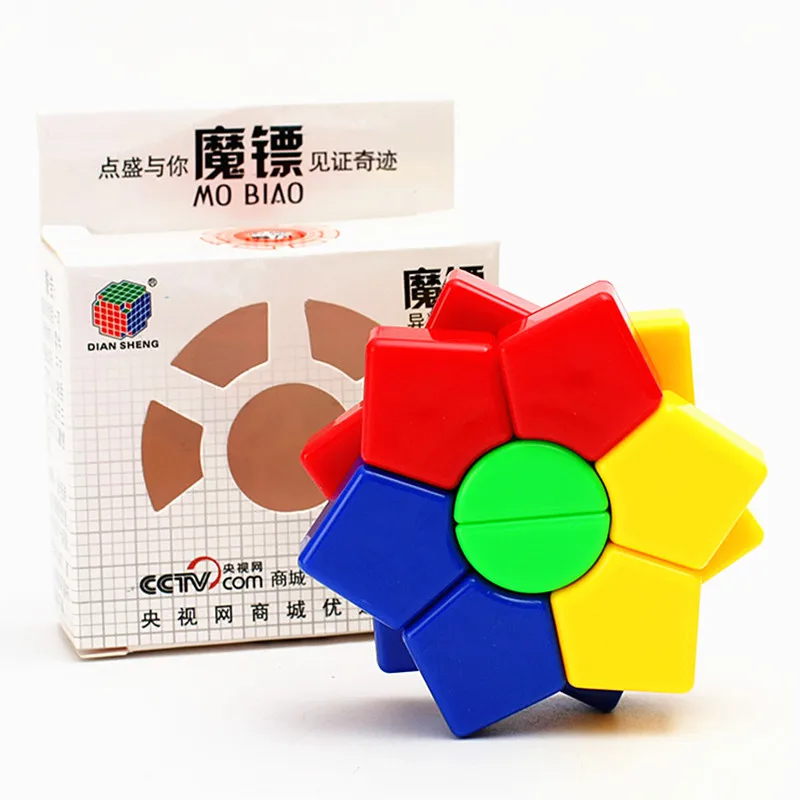DianSheng двухслойный 2x2x2 DS 82 квадратный шестигранный скоростной магический куб