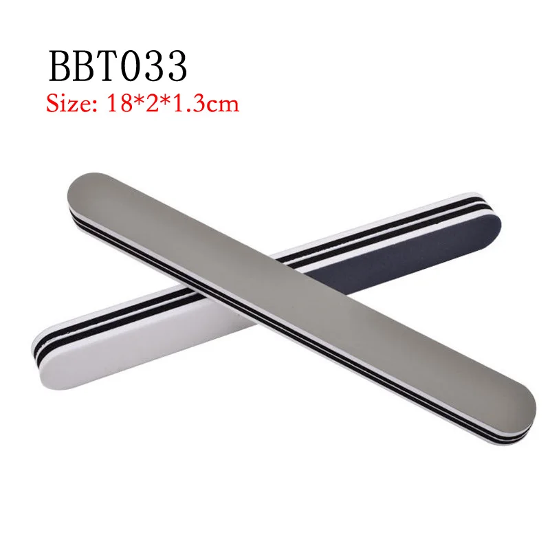 BBT033 Addfavor 2 шт Стеклянные пилочки пилочку маникюрный набор для шлифовки мягкая пилка блок для натуральный акриловый педикюр для ногтей Инструменты 100/180 - Цвет: BBT033