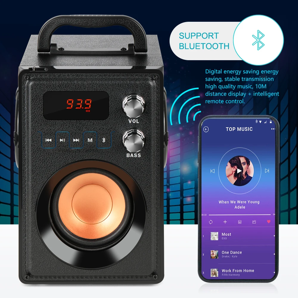 XINGYIDA Bluetooth динамик 20 Вт большой мощности тяжелый бас беспроводной s звуковая