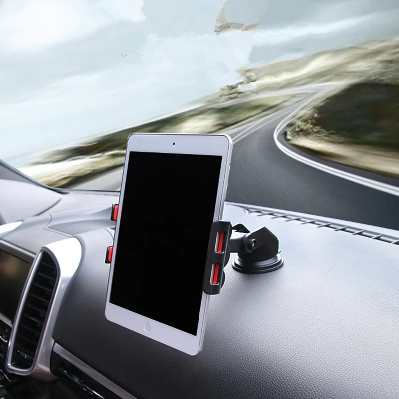 

4-10.5 inch Tablet Car Holder Suction cup Dashboard Stand Mount for iPad 9.7 Pro 10.5 Air 2 Mini Phone Car Bracket for iPhone X
