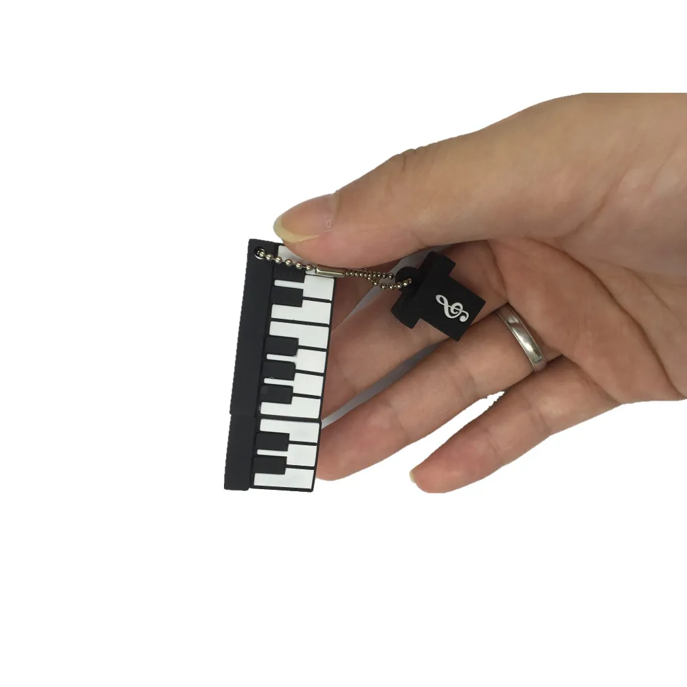 Бесплатная доставка Музыка Пианино клавиатура весело новинка 4 ГБ 8 16 32 64 USB Flash Drive