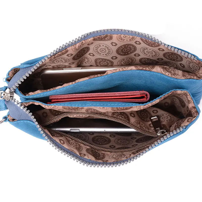 Водонепроницаемый нейлон Для женщин Ежедневные клатчи сумочка дамы телефон