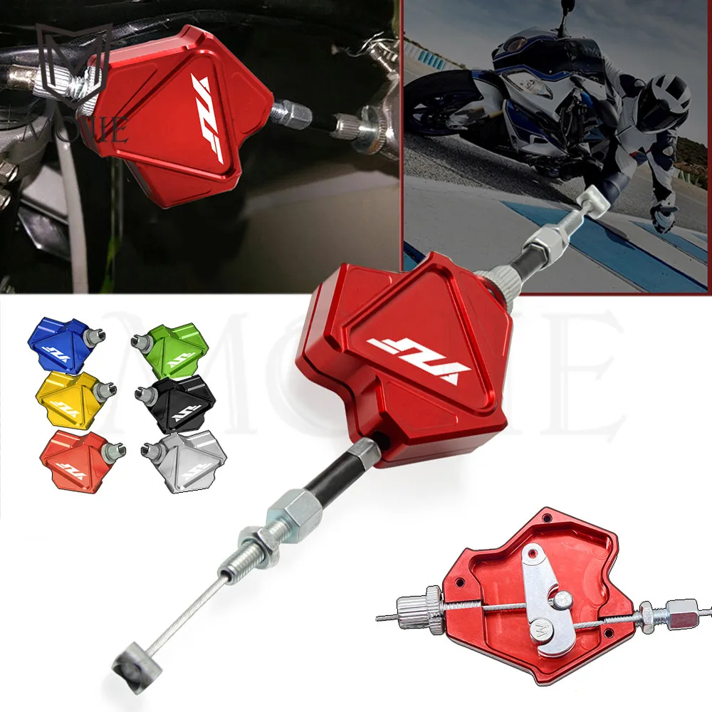 

Motorcycle CNC Stunt Clutch Lever Easy Pull Cable System For Yamaha YZF R1 R1M R1S R3 R6 R25 R15 R125 YZF-R1 YZF-R3 YZF-R6
