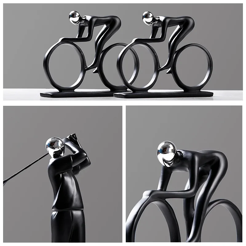 Фото Modern Resin Abstract Sports Man Miniature Figurines Black Rider Statue Craft Ornaments Home Office Living Room Decoration Gifts Дом и сад Modern Resin Abstract Sports Man Miniature Figurines Black Rider Statue Craft Ornaments Home Office Living Room Decoration Gifts Дом и сад