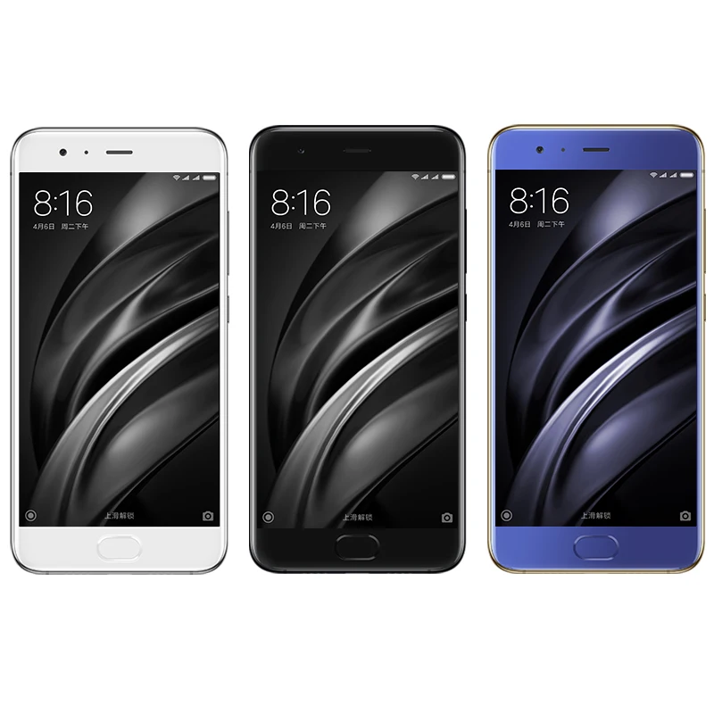 Original Xiaomi Mi6 Mi 6 6GB RAM 64GB ROM Snapdragon 835 Octa Core Mobile Phone 4G+ 5.15&quot Dual Cameras 12.0MP Fast Charge | Мобильные