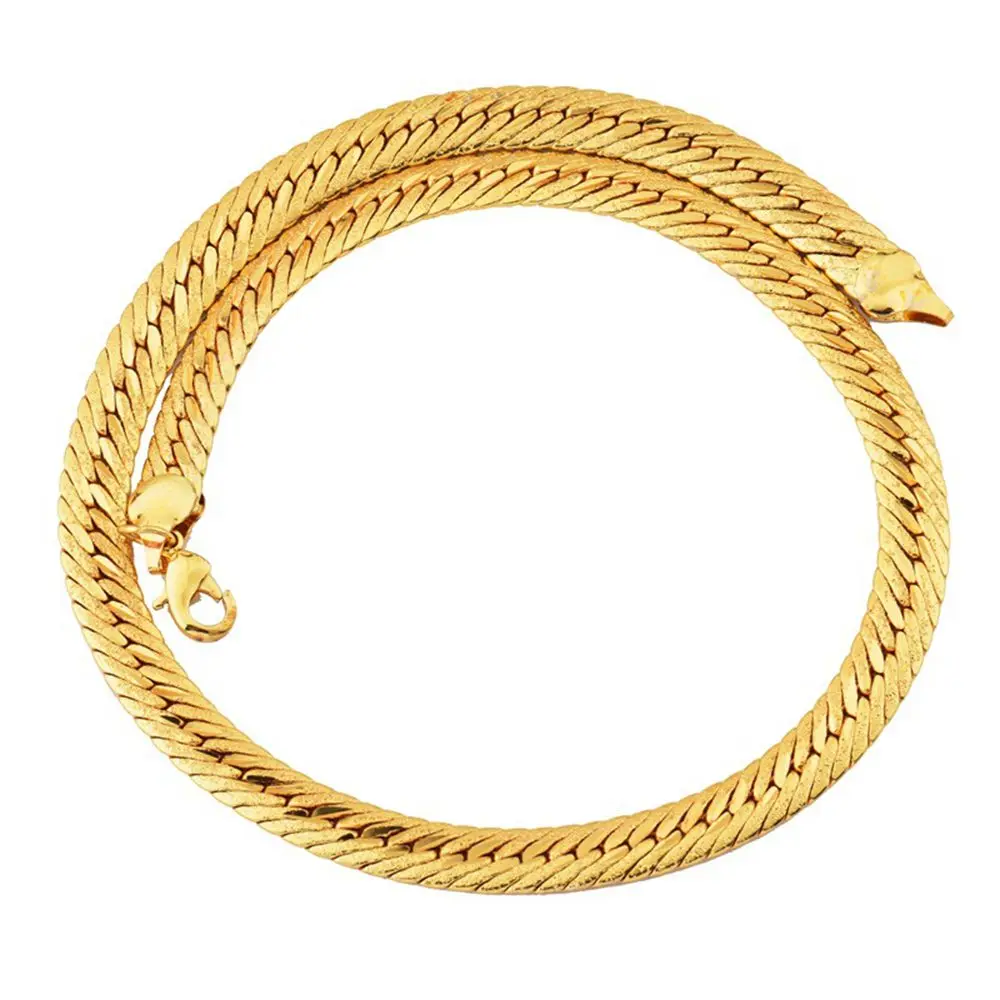 

Clavicle Chain Yellow Gold Filled Mens Necklace Choker Chain