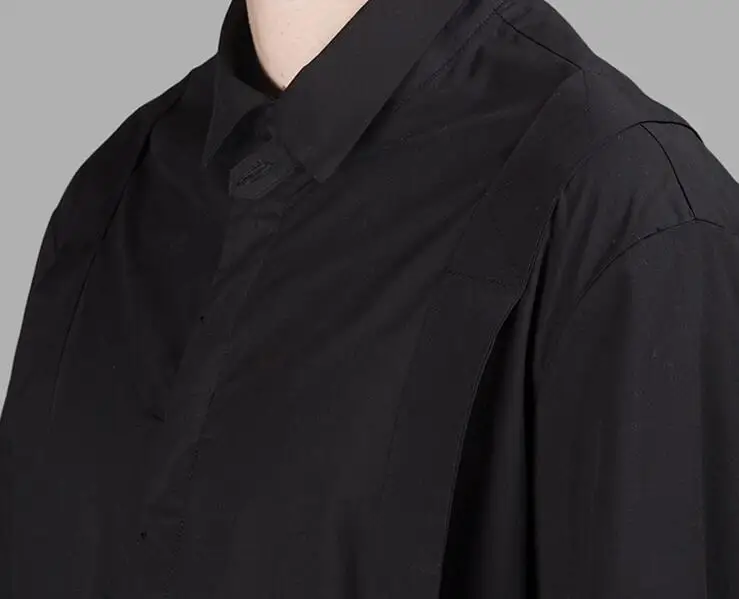S-6XL Горячая/Весенняя Мужская Новая модная индивидуальная черная классическая